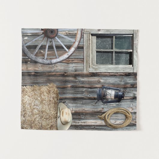 Thème occidental Tapisserie verticale (Devant (Horizontal))