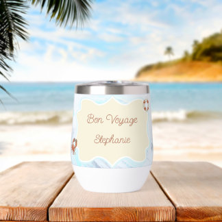 Thème Océan Bon Voyage Personnalisé avec Nom