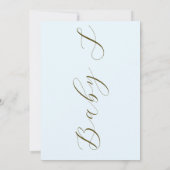 Thème Ours Enfants 1er Anniversaire Invitation (Dos)