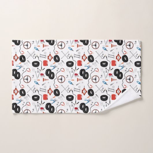 Thème Outils Automobile Mécanique (Serviette à main)