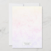 Thème Papillon Bébé Douche Invitations (Dos)