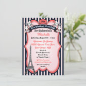 Thème Paris Anniversaire Invitations (Debout devant)