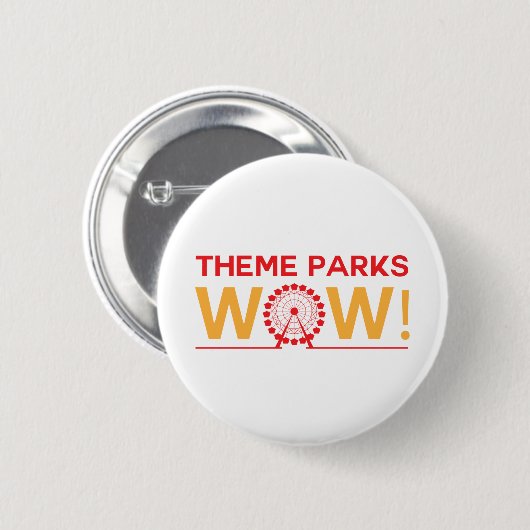 Theme Parks Wow! Button Wow! (Voorkant /achterkant)