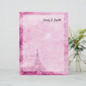 Thème personnalisé de Paris Papier d'écriture pour (Debout devant)