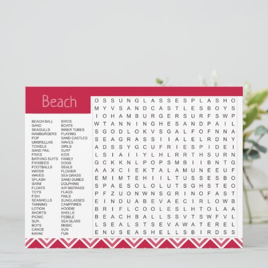 Thème Plage Carte de jeu Vous Manquant (Debout devant)