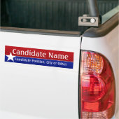 Thème politique - Customisez ce Sticker pare-chocs (Sur camion)
