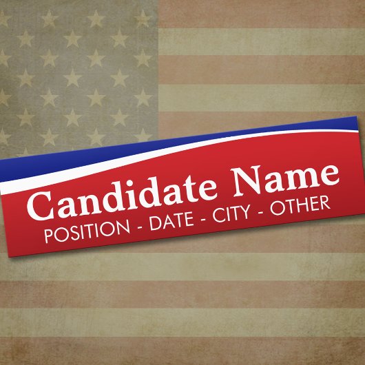 Thème politique - Customisez ce Sticker pare-chocs