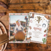 Thème Rodeo | 1er anniversaire Invitations