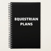 Thème sportif Equestrian Planner Plans équestres (Devant)
