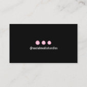 Thème Tarot Nail Tech Nail Art Carte de visite (Dos)