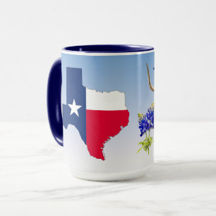 Thème Texas sur blues, Mug