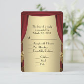 Thème Théâtre RSVP avec choix de menu (Debout devant)