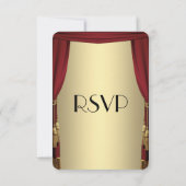 Thème Théâtre RSVP avec choix de menu (Dos)