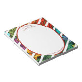 Thème Tropical Coloré Bloc-notes personnalisé (Incliné)