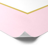 Thème tropical Douche nuptiale Bienvenue Poster (Coin)