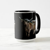 Thème Vaches des Highlands, Tasse à café (Devant droit)