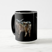 Thème Vaches des Highlands, Tasse à café (Devant gauche)