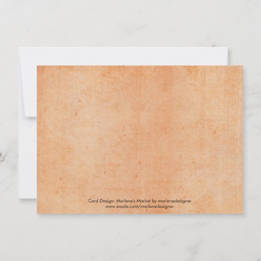 Thème Vin Enregistrer la carte Date (Dos)