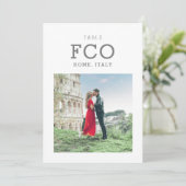 Thème Voyage Destination Carte Numéro de la table (Debout devant)