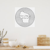 Theme Wisconsin Supper Club Poster (Keuken)