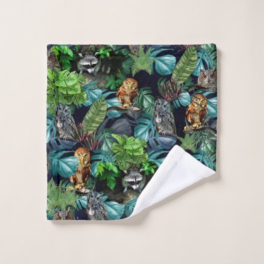 Thèmes de fête nocturne (Gant de toilette)