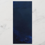 Thèmes modifiables pour carte de menu de la fête d (Dos)