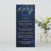 Thèmes modifiables pour carte de menu de la fête d (Debout devant)