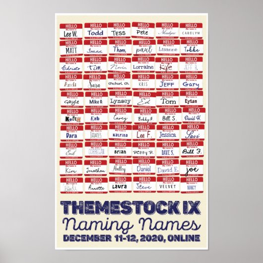 Themestock IX-poster Poster (Voorkant)