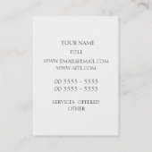 Themis - Lady Justice Visitekaartje (Achterkant)