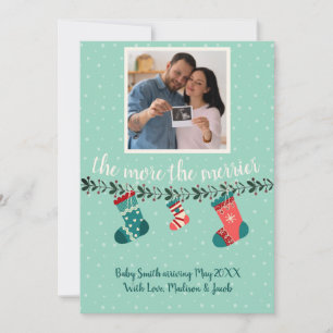 theMoretheMERRIER Echografie Feestdagenkaart