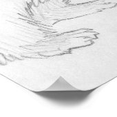 "Theo" Ferret Drawing Poster (Hoek)