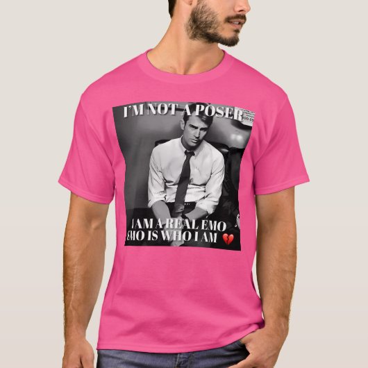 Theo James Emo T-shirt (Voorkant)