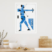 Theo van Doesburg Archer de Stijl Poster (Keuken)