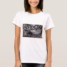 Theo Van Hoytema Retro Peacock Clip Art Black en