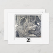 Théo van Rysselberghe #210 - Kunstmatig Briefkaart (Voorkant / Achterkant)