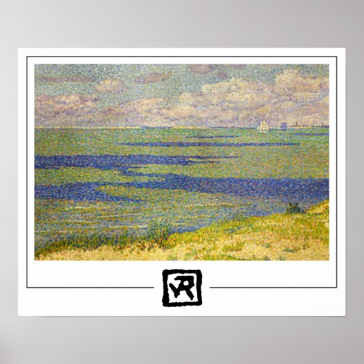 Théo van Rysselberghe Poster d'art Zedign #12 (Devant)
