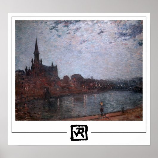 Théo van Rysselberghe Poster d'art Zedign #143 (Devant)