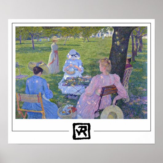 Théo van Rysselberghe Zedign Affiche d'art #110 (Devant)