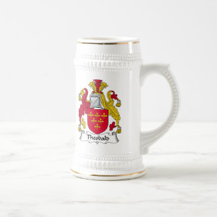 Theobald Family Crest Bierpul