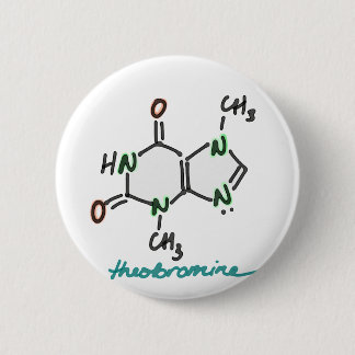 Theobromine (Chocolate Alkaloïde) Button - Kleur