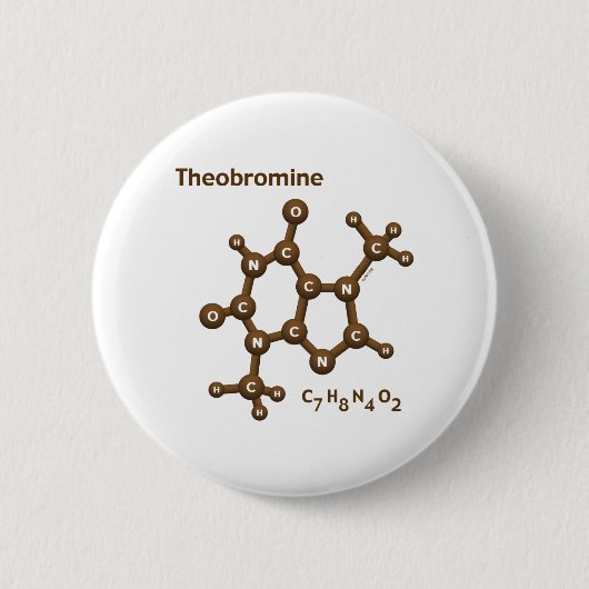 Theobromine Ronde Button 5,7 Cm (Voorkant)