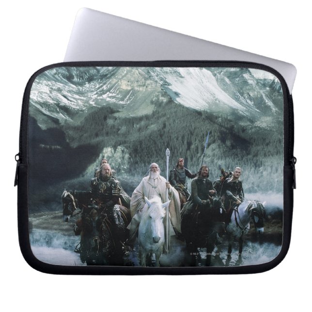 Theoden en de Fellowship Laptop Sleeve (Voorkant)