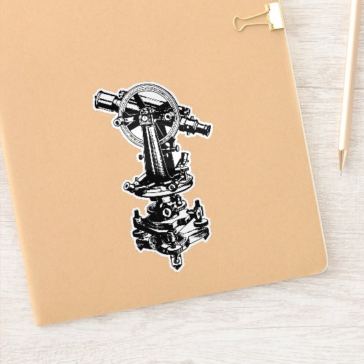 Theodolite Sticker (Notitieboek)