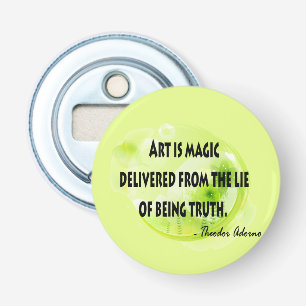 Theodor Adorno Button Flesopener