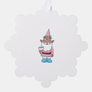 Theodore de transgender gnoom ornament kaart