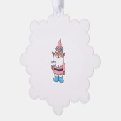 Theodore de transgender gnoom ornament kaart (Links)