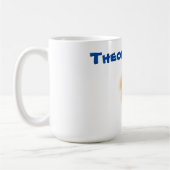 Theodore Nom Avec Jack Russell, Mug De Café (Gauche)