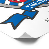 Theodore nom de garçon signifiant affiche de boucl (Coin)