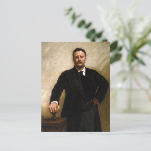 Theodore Roosevelt Briefkaart (Staand voorkant)