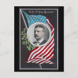 Theodore Roosevelt Briefkaart